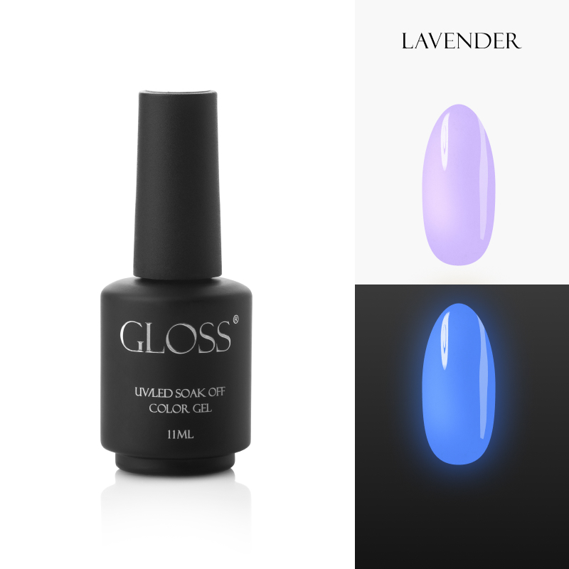 Luminescent gel polish Lavender Elf, 11 ml